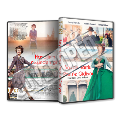 Mrs Harris Goes to Paris - 2022 Türkçe Dvd Cover Tasarımı